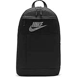 Nike Unisex Adult Sports Backpack, Black/Black/White, MISC