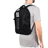 adidas TIRO PRIMEGREEN Backpack Rucksack, Schwarz-Weiss, 0