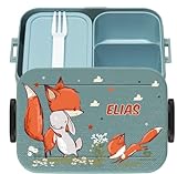 wolga-kreativ Brotdose türkis Lunchbox Bento Box Kinder mit...